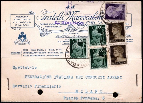 1946 cartolina postale per - -,
