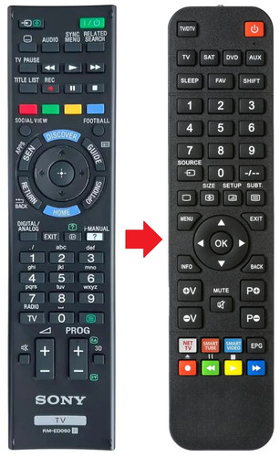 Telecomando adatto per - , sony