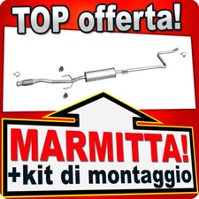 Silenziatore centrale per opel - centrale,