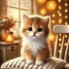 Gattino che gioca immagine