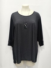 Maglia LadyXL Nera con Pois