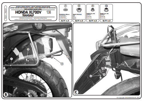 T221 givi telaietto attacco - t221,
