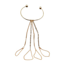 Donna Oro Metallo Polsino