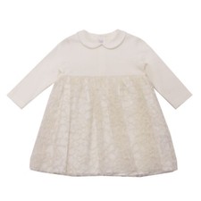7870AD abito bimba girl IL GUFO off white tulle dress kids