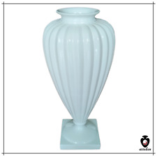 portafiori vaso in ceramica bianco porta fiori antico vintage cimitero