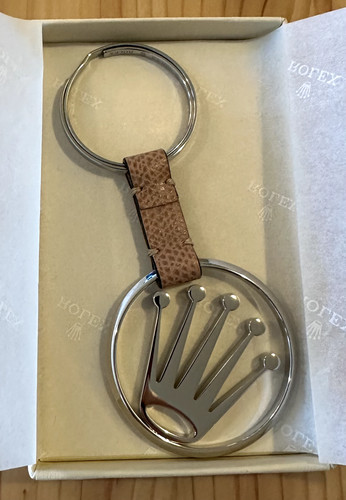 Portachiavi rolex rotondo - portachiavi,