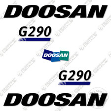 Fits Doosan G290 Decal Kit
