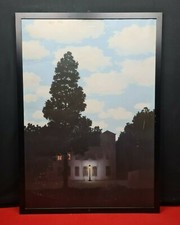 L’empire des lumières  (1953-54) by René Magritte Quadro Stampa d'arte Cornice