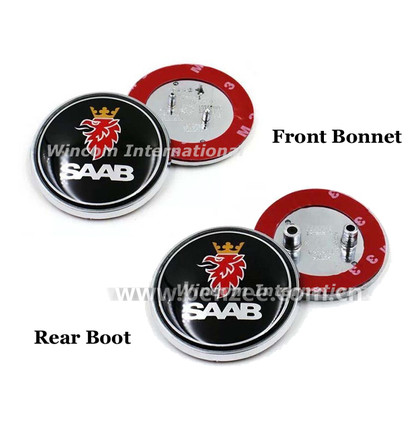 Saab badge 9 5 set - 2x,