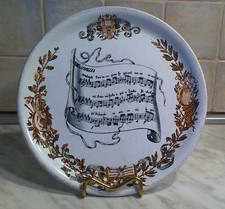 Vecchio Soc. Cer. Piatto Riccardo (Ginori) -Il barbiere di Siviglia-