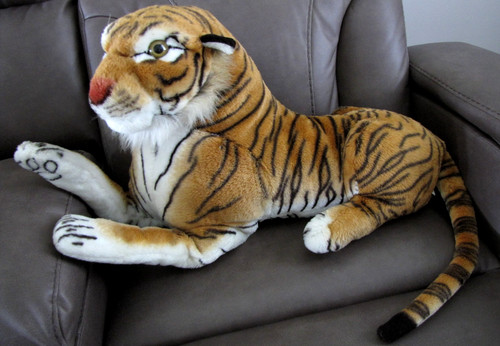 Peluche vintage grande tigre - vintage,