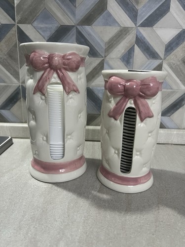 Fiocco rosa porta bicchieri - rosa,
