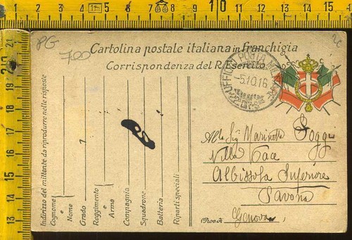 Prima guerra franchigia posta - prima,
