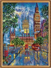 Kit ricamo perline londra - kit,