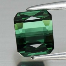 Tormalina Naturale IF  1,29 Ct.  Non trattata Ottagono verde  Collezione privata