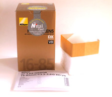 Nikkor AF-S 16-85mm f. 3,5-5,6 G ED VR  SCATOLA VUOTA con Inserto e istruzioni.