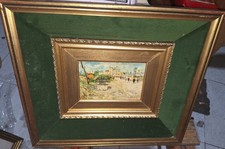 Dipinto Antico Ad Olio Su