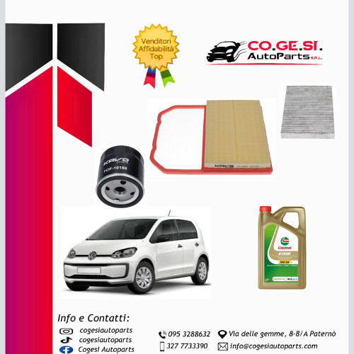Kit tagliando 1 0 - kit, vw