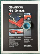 Rara Pubblicità FIAT 850 Berlinetta BERTONE del 1968