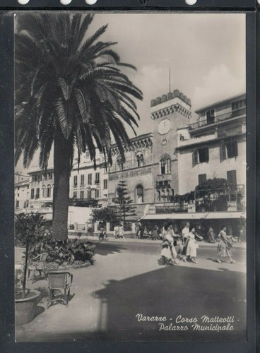 Cartolina varazze corso - varazze,