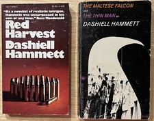 Lot of 2 Dashiell Hammett:  Red Harvest ~ The Maltese Falcon & The Thin Man ~ PB