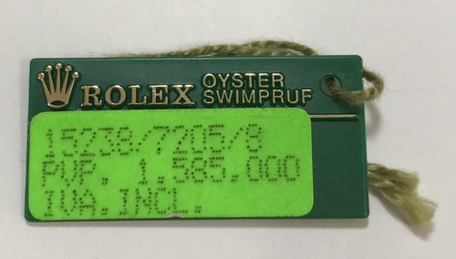 Rolex green tag swimpruf - green,