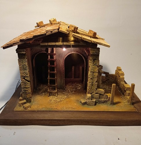 Capanna presepe per statue - capanna,