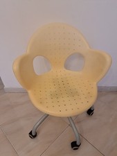 Sedia poltroncina da scrivania cameretta regolabile in altezza c/ruote girevoli