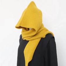 Donna Maglia Sciarpa Cappello Scaldacollo con Cappuccio Capo Scialle Winter Warm