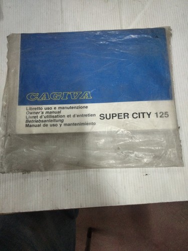 Cagiva super city 125 - 125, libretto