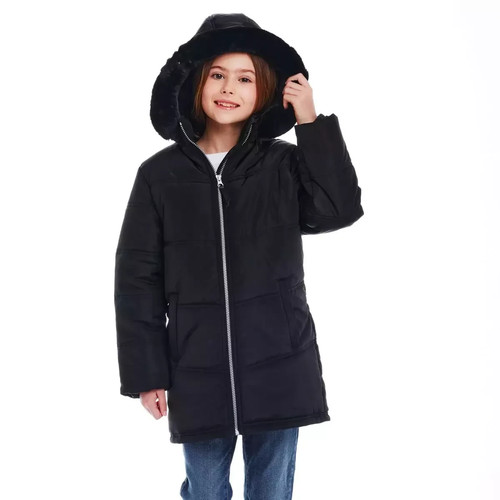 Cappotto parka con - , cappuccio
