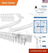 Binario flessibile per tenda