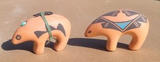 Figure orso in ceramica Acoma