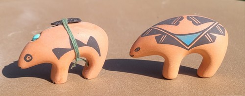 Figure orso ceramica acoma - orso,