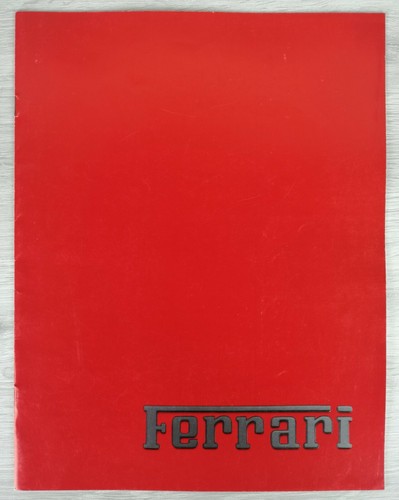 Ferrari brochure auto anni - brochure,