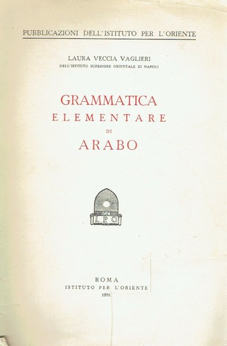 Grammatica elementare arabo - elementare,