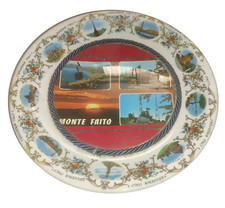 vecchio PIATTO souvenir MONTE