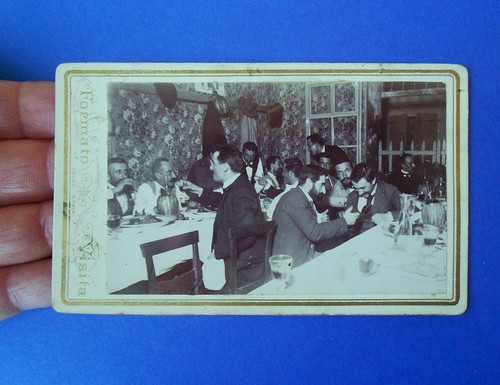 Foto epoca antica cdv uomini - foto,