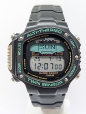 Orologio Casio ALT-6000 Alti Thermo men watch digital 49mm anni 90 rare japan