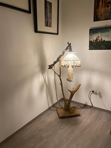 Lampada artigianale terra - lampada,