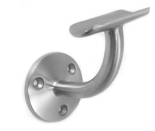 Staffa in acciaio inox AISI 304 satinato per corrimano Ø 42,4 - 2 pezzi