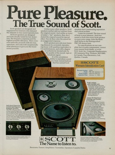 Altoparlanti scott 1977 - altoparlanti,