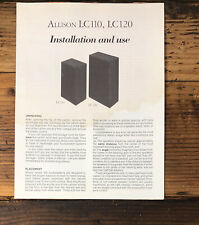 Allison Acoustics LC 110 LC
