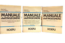 1985 MANUALI HOEPLI - COLOMBO - MANUALE DELL'INGEGNERE 3 VOLUMI COFANETTO