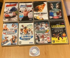 Sony PSP Lot (8) PAL ITA – Burnout, SmackDown, Fight Night, Virtua, PES5 Tested