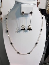 orecchini e collana cristallo