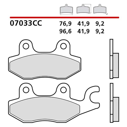 Brembo kit pastiglie freno - brembo,