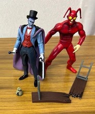 2 Action Figure Tiger Mask MR X + Death Mask Uomo Tigre Kaiyodo Xebec 1999 Japan