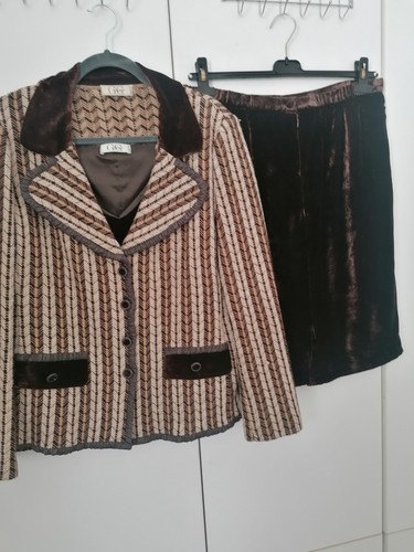 Tailleur pezzi marron - tailleur,