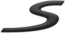 Orig. Porsche nero S emblema